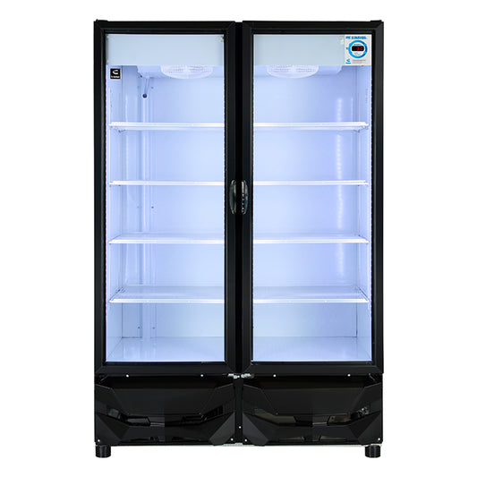 Criotec CFX-42 2P Refrigerador Doble Puerta De Cristal