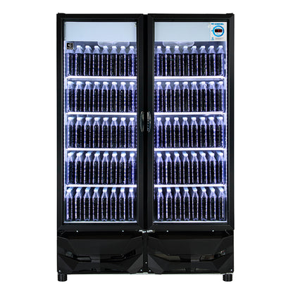 Criotec CFX-42 2P Refrigerador Doble Puerta De Cristal